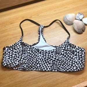 Geometric Swim Top